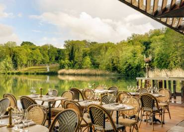 Terrasse du restaurant du Hangar Y