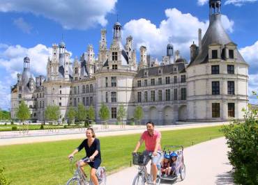 Location de vélos et rosalies à Chambord