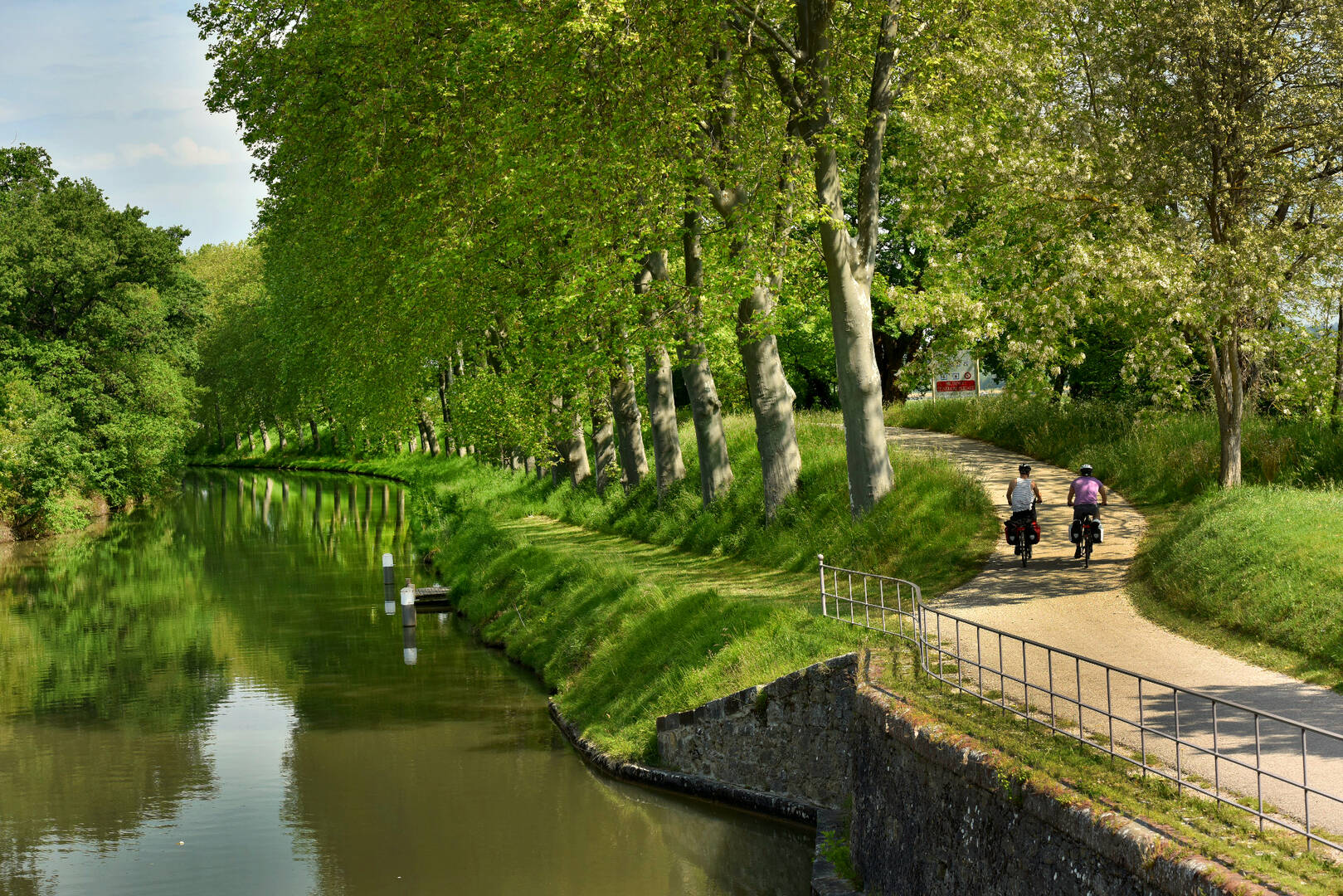 Le Canal du Midi v lo de Toulouse Carcassonne