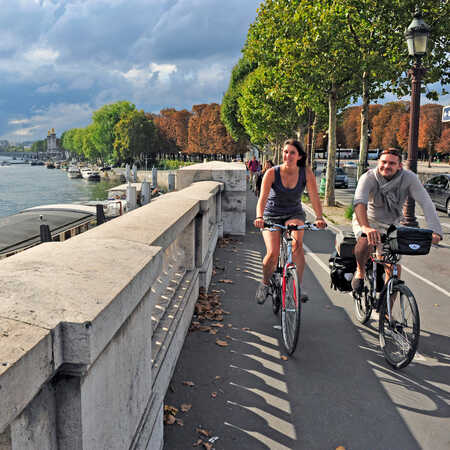 Balade velo depuis discount paris