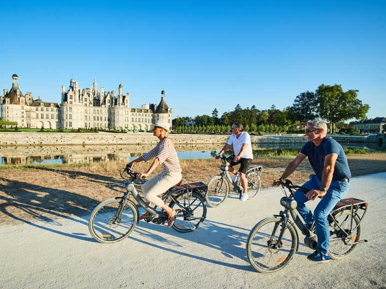 Vélo au château de Chambord